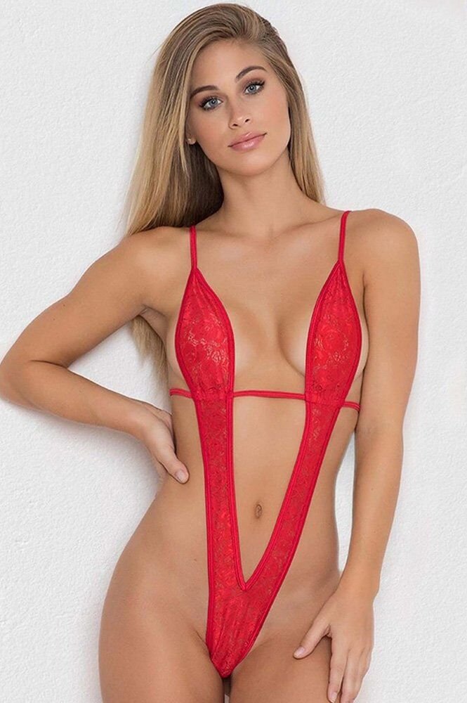 Seksi Fantezi Babydoll Kırmızı